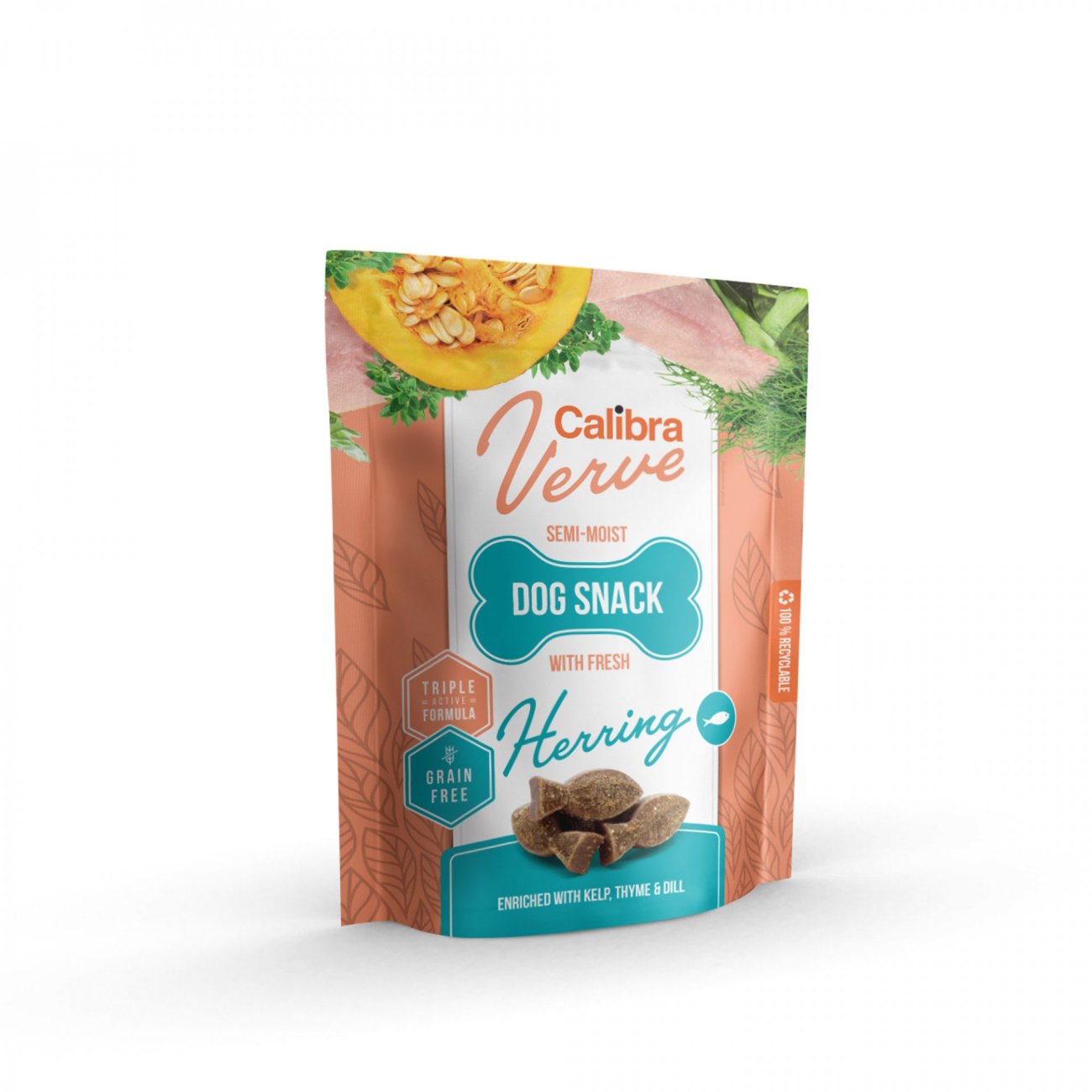Calibra Dog Verve Semi-Moist Snack Fresh Herring 150g